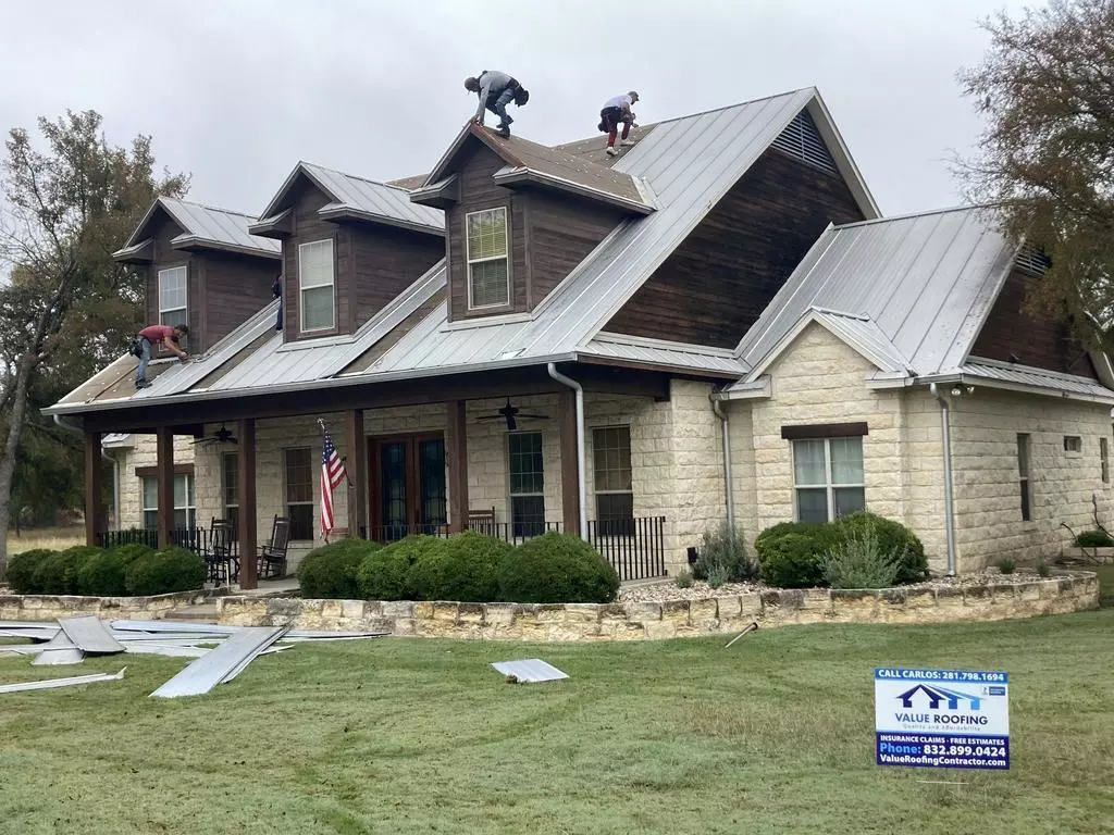 Durable and modern metal roofing system installed on a residential home by Value Roofing Contractor.